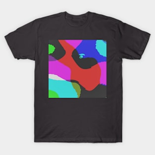 Colorful Patchwork Abstract 112 T-Shirt